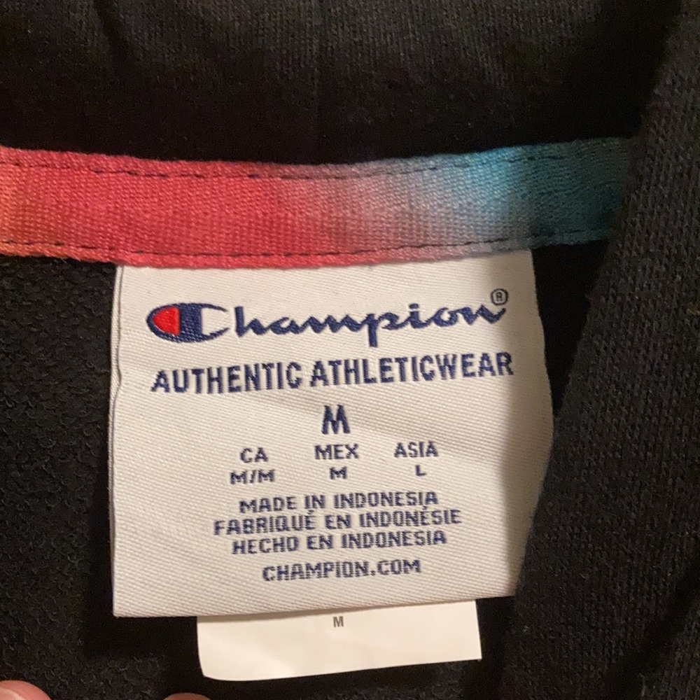 🟩 Champion Women’s Black Athletic Sweatshirt (NWOT) size M - Picture 6 of 7